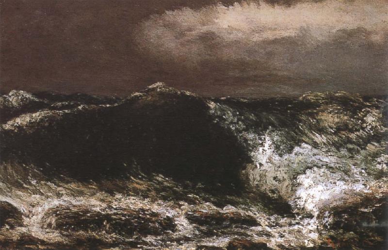 Gustave Courbet wave Norge oil painting art
